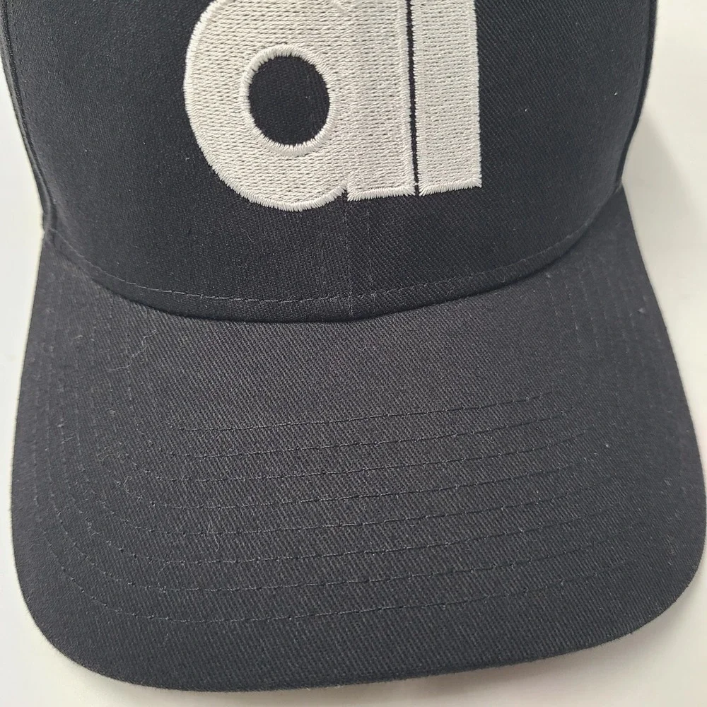 AI Hat Strapback New Era 9Forty Black White‎ Artificial Intelligence Tech Logo